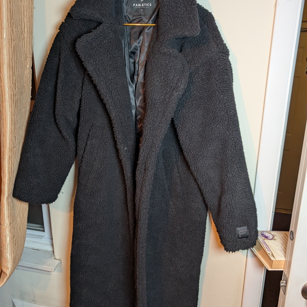 Fabletics Black Long Coat